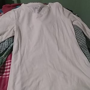 White faded glory long sleeve